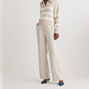 Quince Stretch Crepe Classic Trouser Pant NWOT